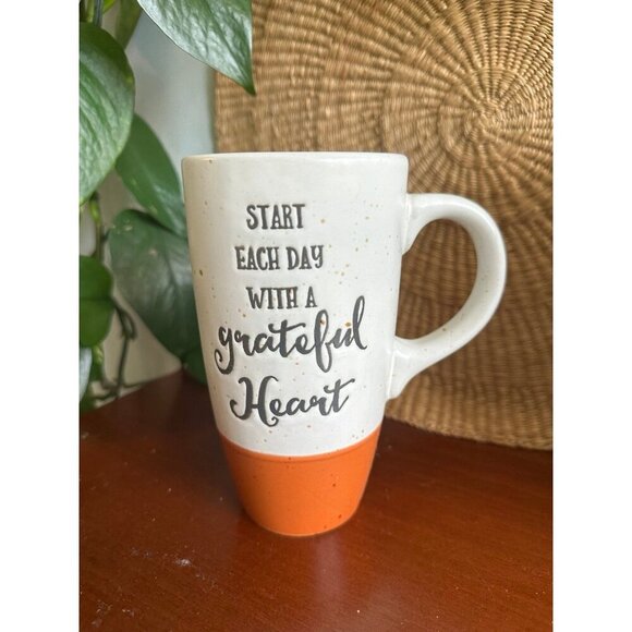 Belle Maison start each day with a grateful heart coffee mug - Picture 1 of 9